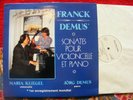 Maria Kliegel/Jörg Demus LP Franck/Demus Cello-Sonatas with signature by demus