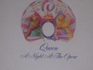 QUEEN /A NIGHT AT THE OPERA/EMTC 103 - 1975 EMBOSSED COVER/1st PRESS LP/EX VINYL