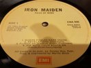 Iron Maiden Piece Of Mind L.P.  rare Irish press beige LABELS..