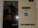 BEETHOVEN Symphony No. 5 GEORG SOLTI Vienna UK Decca SXL 2124 lp VG+