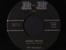 DEL-RAYS: Night Prowl / Windy And Warm 45 Hear  (killer R&B Surf instro)