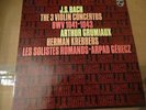 Arthur Grumiaux Herman Krebbers Bach 3 Violin Concertos Philips Dutch LP NM
