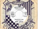 DON LUCAS Burrito on Challenge PROMO rockabilly 45 HEAR