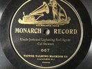 CAL STEWART Uncle Josh & the Lighning Rod Agent MONARCH 667 early 1-sided 10