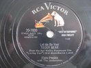 Elvis Presley Schellack 78rpm USA 20-7000 Loving you