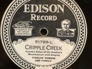 Edison 51789 Fiddlin' Powers & Family SOURWOOD MOUNTAIN  Country 78 rpm 1926 E
