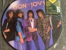 BON JOVI SLIPPERY WHEN WET LIMITED EDITION PICTURE DISC RECORD VINYL LP