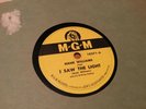 HANK WILLIAMS: I Saw The Light / Six More Miles, MGM Records, 78 rpm