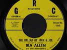 IRA ALLEN: The Ballad Of Jack & Joe / Renegade 45 Country