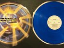 Stryper The Yellow and Black Attack cutout blue vinyl