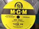 Bob Wills & His Texas Playboys Vtg 78 RPM Vinyl Record Country Western Swing