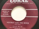 ROCKABILLY Lillian Briggs HOORAY FOR THE ROCK Coral 45 rare Canadian pressing