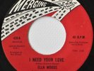 ELLA WOODS 45 on Merging (420) I Need Your Love/Love Affair, RARE Northern Soul