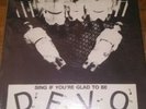 DEVO Sing If You're Glad To Be Devo TAKRL 950