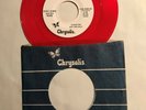 HUEY LEWIS & THE NEWS DO YOU BELIEVE IN LOVE PROMO WHITE LABEL RED VINYL 45 VG+