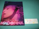 MADONNA Confessions Tour Book w/ Ticket Japan