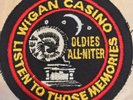 Original Wigan Casino 'Oldies All-Niter' Cloth Patch   Perfect   Northern Soul