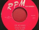 Arthur Lee Maye & the Crowns RPM 45Love Me Always b/w Loop De Loop De Loop