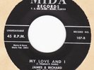 RARE TEEN GROUP James & Richard and The Two Tones – My Love And I MIDA ?? HEAR ?
