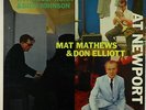 Eddie Costa, Mat Mathews & Don Elliott - At Newport LP - Verve MG V-8237 Mono DG