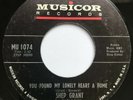 Northern Soul SHEP GRANT - YOU FOUND MY LONELY HEART A HOME 45