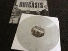 THE OUTCASTS . SELF CONSCIOUS OVER YOU LP . GREY SPLATTER VINYL