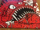 UK Subs - The Beast Limited Edition Red vinyl signed Unplayed Punk