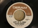David Bowie - Love You Til Tuesday Promo 45 US Copy Deram 1967 Rare