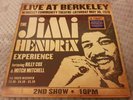 THE JIMI HENDRIX. LIVE AT BERKELEY MAY 30,1970.DOUBLE LP. NEW SEALED VINYL.2012