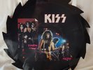 Kiss then now interview metal rar picture disc shape vinyl
