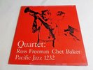 Chet Baker Russ Freeman Quartet LP 1957 Mono World Pacific 1232 Vinyl Record