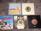 1978 Vintage Punk Rock Records THE CLASH 5 Singles