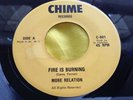 Rare Roots Reggae 45 : More Relation   Fire is Burning   Red Hot   Chime C 001