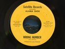 ALANA SHOR pearlettes back door men 60's Garage Girl Soul 45 WRONG NUMBER Listen