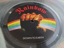 Rainbow DOWN TO EARTH UK LP 1st Press Clear Vinyl + 2 flyers ONE PLAY MINT AUDIO