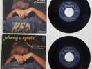 JOHNNY HALLYDAY SYLVIE VARTAN IL MIO PROBLEMA 45 T ITALIEN ITALY 2 POCH DIFF