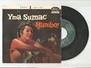 YMA SUMAC Mambo  +3 EP RARE '54 SPAIN PRESS CAPITOL Exotic Latin