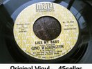 ? GINO WASHINGTON promo 'Like My Baby' NM Rare ORIGINAL northern soul 45