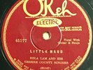 78 rpm Bela Lam Greene County Singers-Little Maud Okeh 45177 Hillbilly pre-war