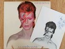 David Bowie - Aladdin Sane 1973 UK first press vinyl LP + fan club insert 3T/3T