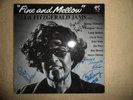 LP Ella Fitzgerald - Fine and Mellow VG+/NM Signed by Ella Fitzgerald + Joe Pass