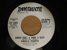 Small Faces - Donkey Rides A Penny A Glass / The Universal 45 Immediate DJ 1968