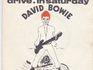DAVID BOWIE - Drive in Saturday Original French single with Picture cover EX