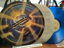 STRYPER  LP The Yellow And Black Attack 1985 NM/VG+ Die Cut BLUE Vinyl