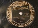 JAZZ BELLE BAKER That's How I Feel About You BRUNSWICK 4086 V++