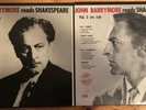John Barrymore Reads Shakespeare Vol. 1 & 2 (Vinyl)