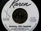 45rpm record RICHARD POPCORN WILEY VERY RARE NORTHERN SOUL PROMO