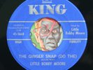 HEAR Little Bobby Moore 45 Ginger Snap/The Clown KING R&B  northern soul mod