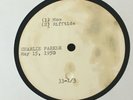 CHARLIE PARKER QUINITET - Birdland May 15, 1950   METAL REFERENCE DISC - RARE