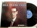 BILL EVANS LP Portrait in jazz 1959 Riverside mono nyc  rare jazz